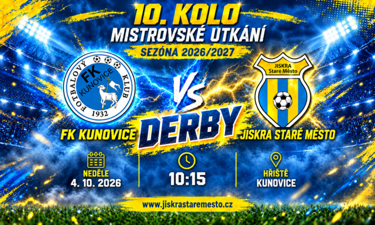 JISKRU čeká derby v Kunovicích. Soupeře dělí v tabulce jediný bod.